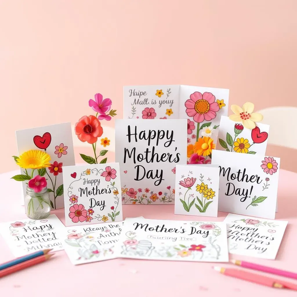 Printable Mother's Day Coloring Cards and Decorations