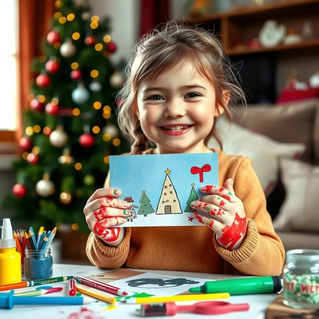 Quick Christmas Card Ideas for Little Hands