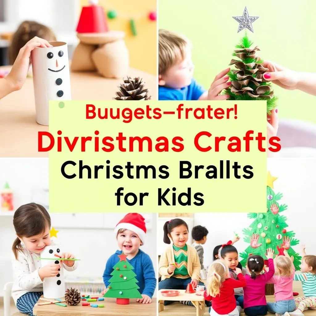 Simple Christmas Crafts for Kids:  Affordable Holiday Fun