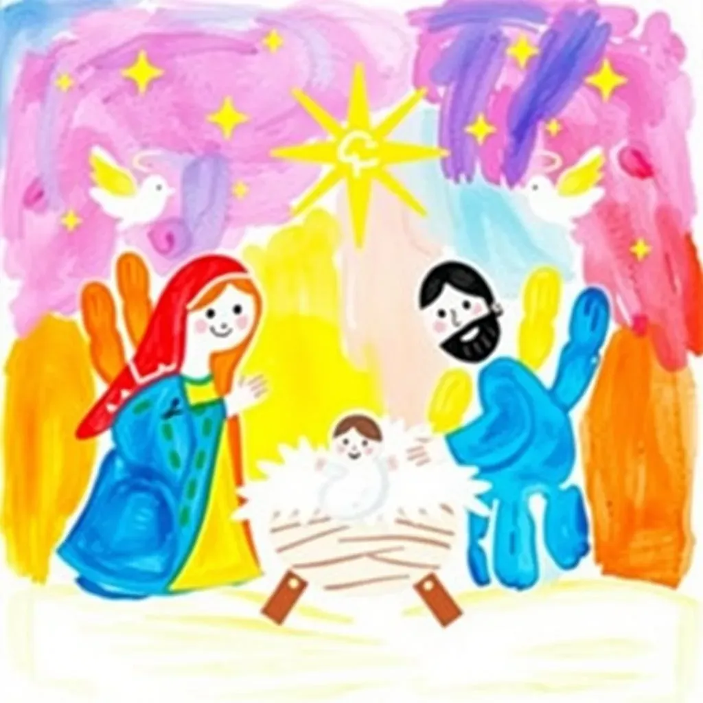 Simple Jesus Christmas Crafts for Little Hands