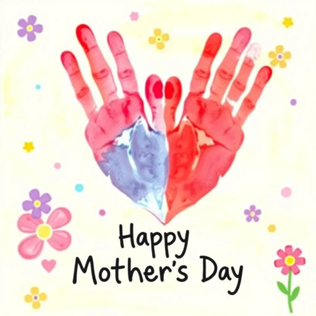 Simple Mother's Day Card Crafts for Little Hands