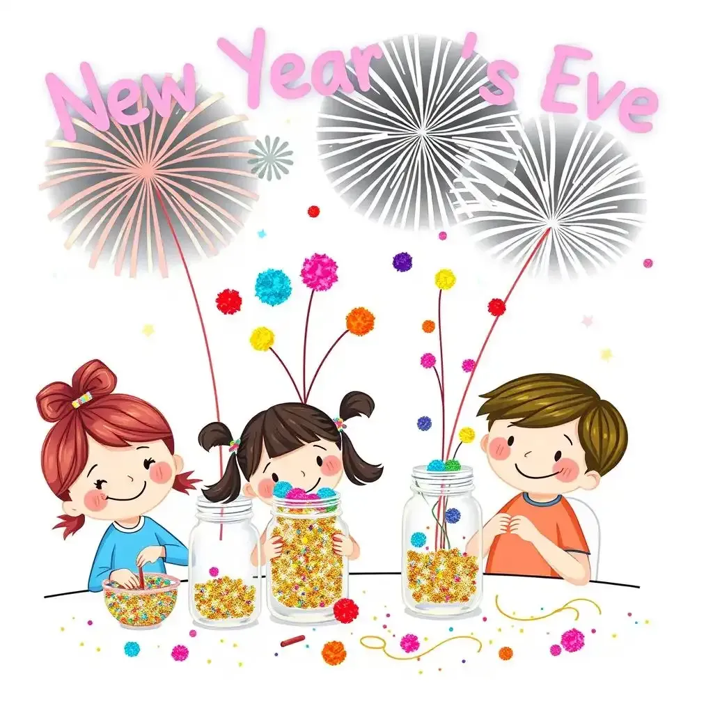 Simple New Years Eve Crafts For Kids Celebrate The New Year