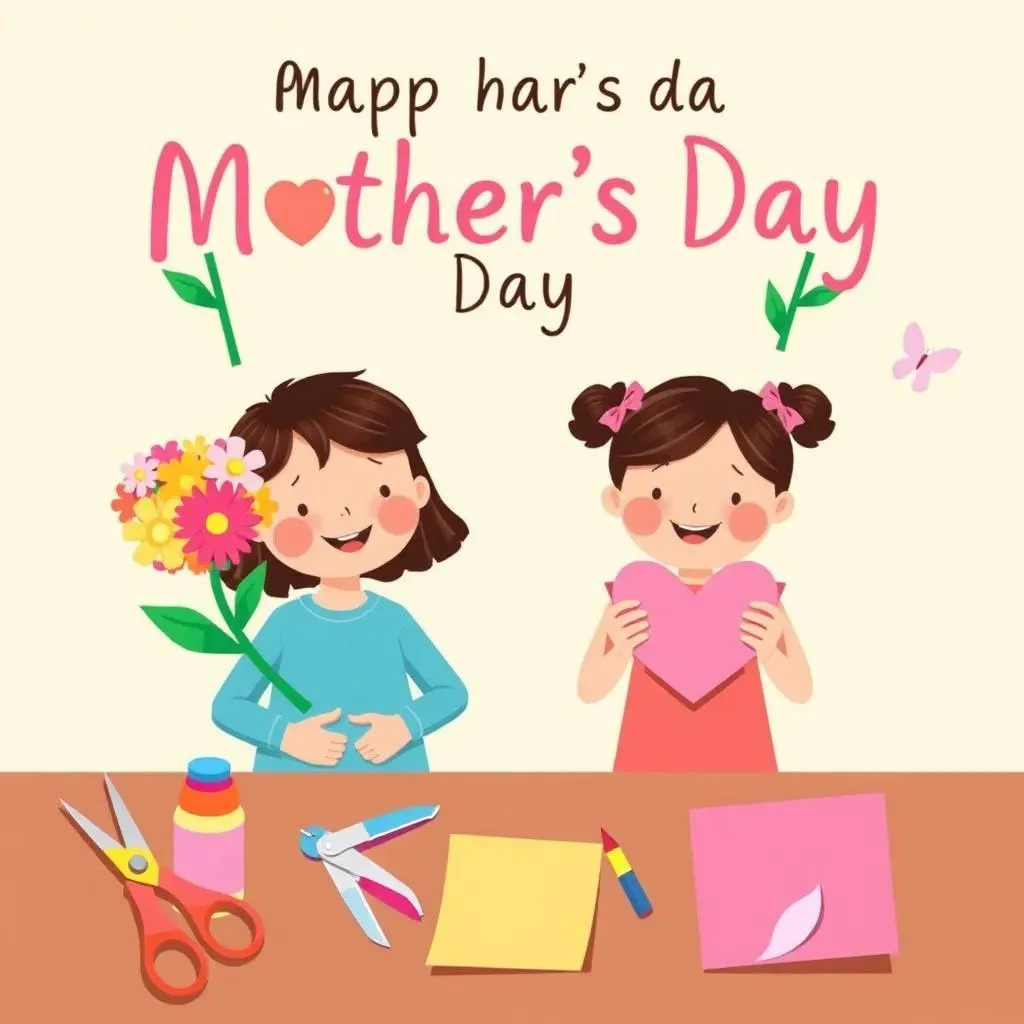 Simple Paper Crafts: Ideas for Kids to Make for Mother's Day