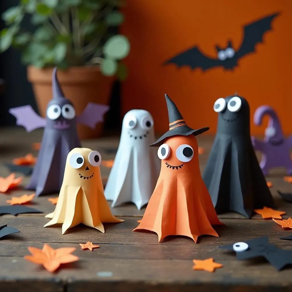 Simple & Spooky Halloween Paper Crafts for Little Hands