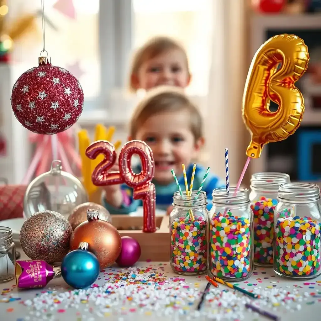 Sparkling Diy New Years Crafts For Kids