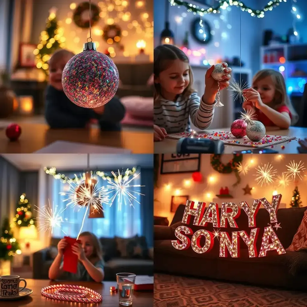 Sparkling Easy New Years Eve Crafts For Kids