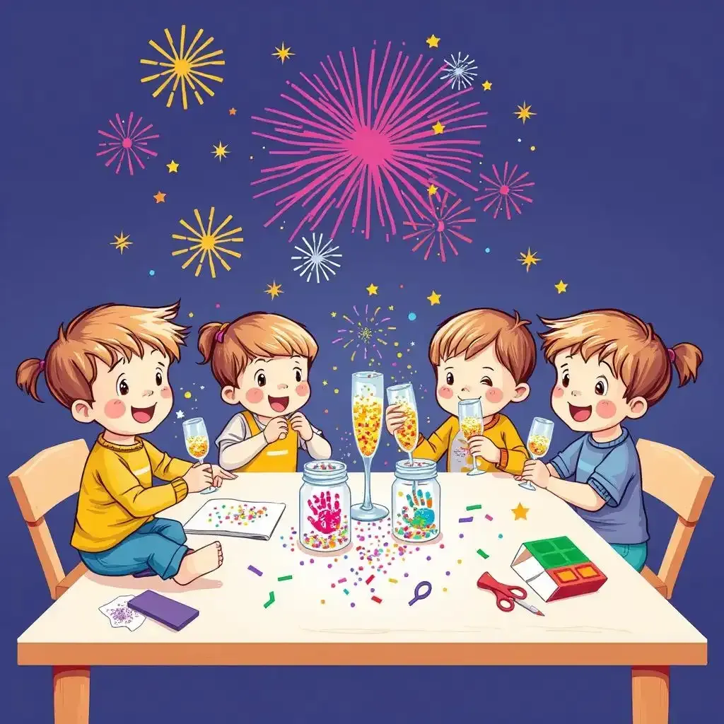 Sparkling New Years Eve Crafts For Toddlers Easy Amp Fun Projects