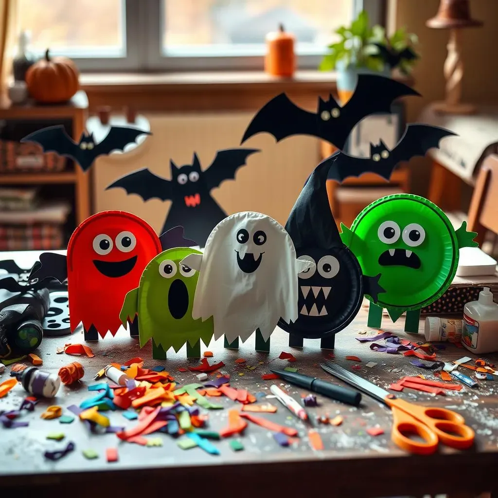 Spooky Paper Crafts: Quick Halloween Fun for Kindergarten