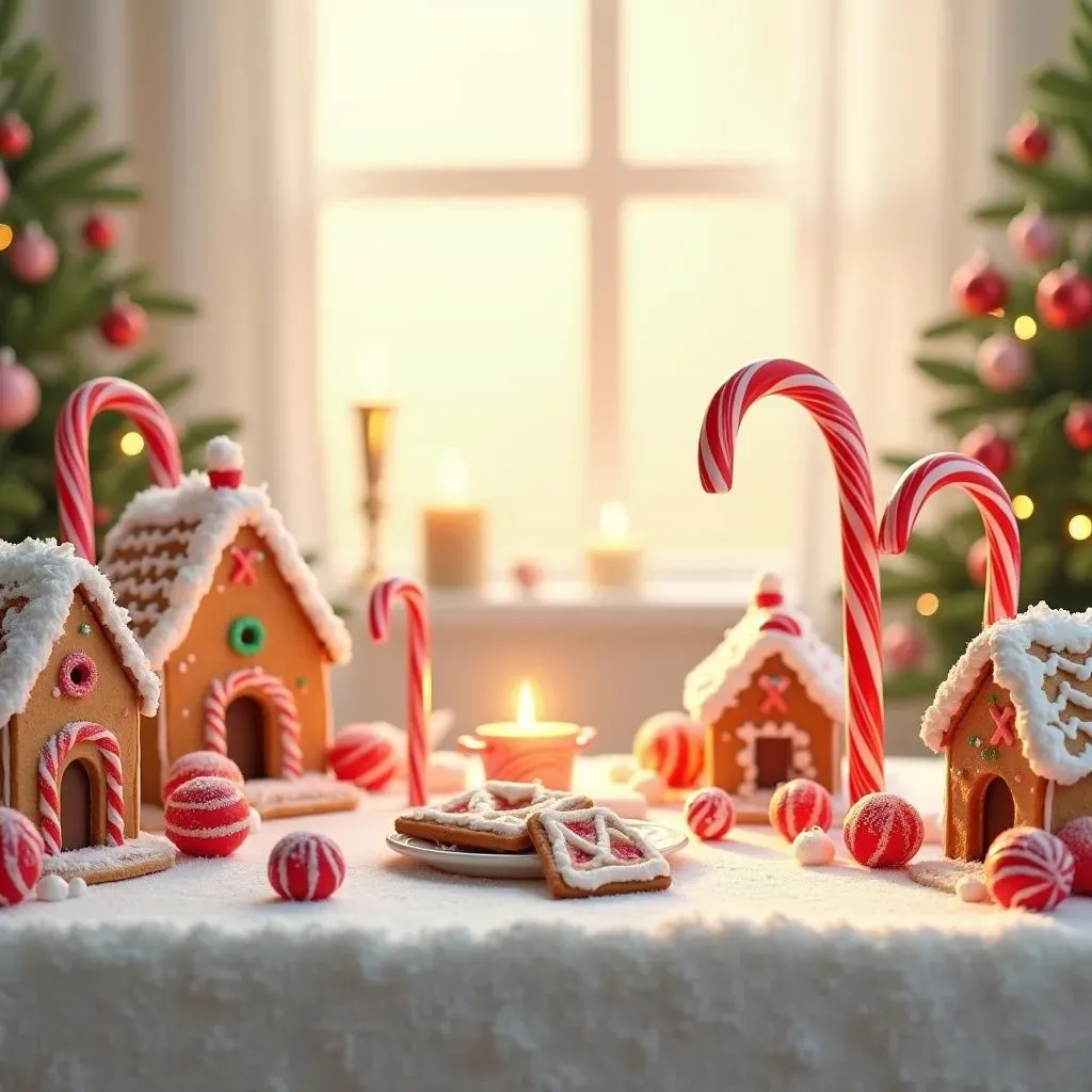Sweet Treats and Edible Crafts: Candy Canes and Gingerbread Fun