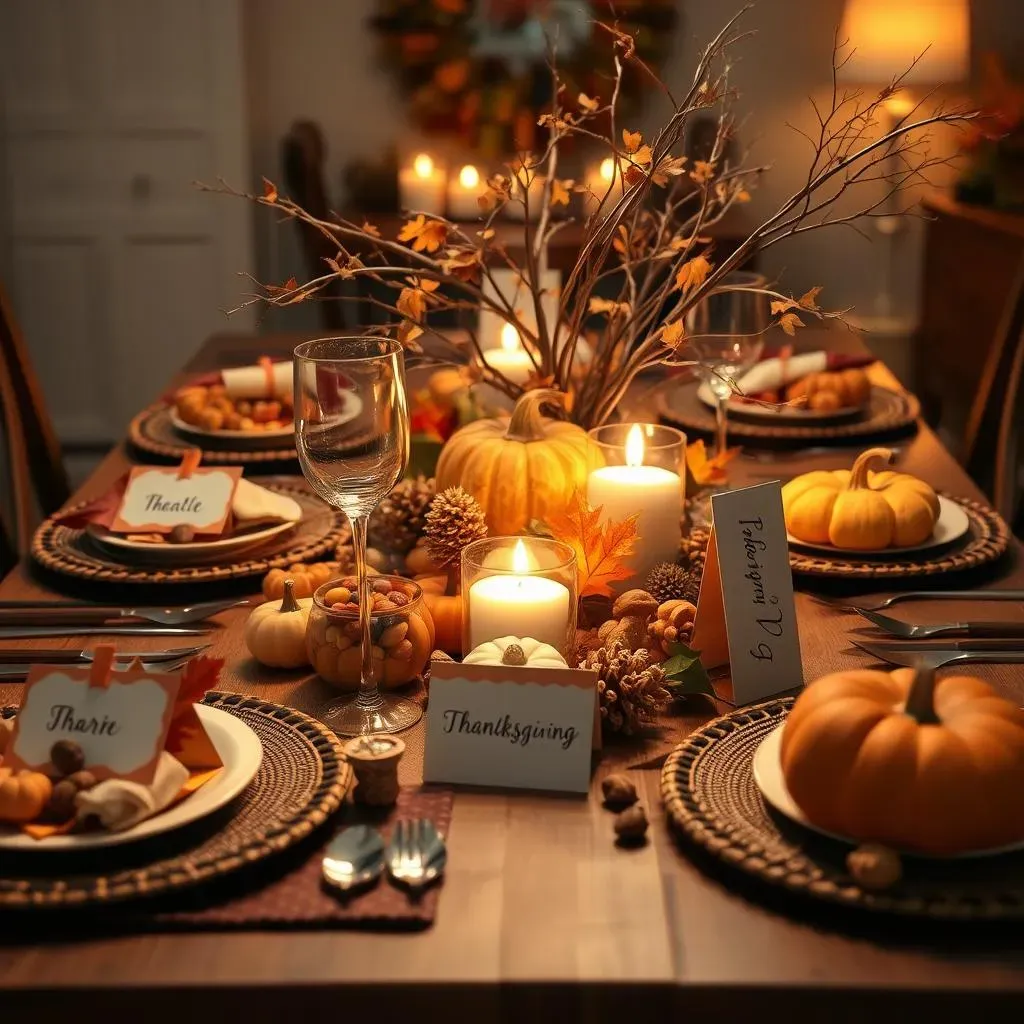 Thanksgiving Crafts: DIY Table Decorations and More