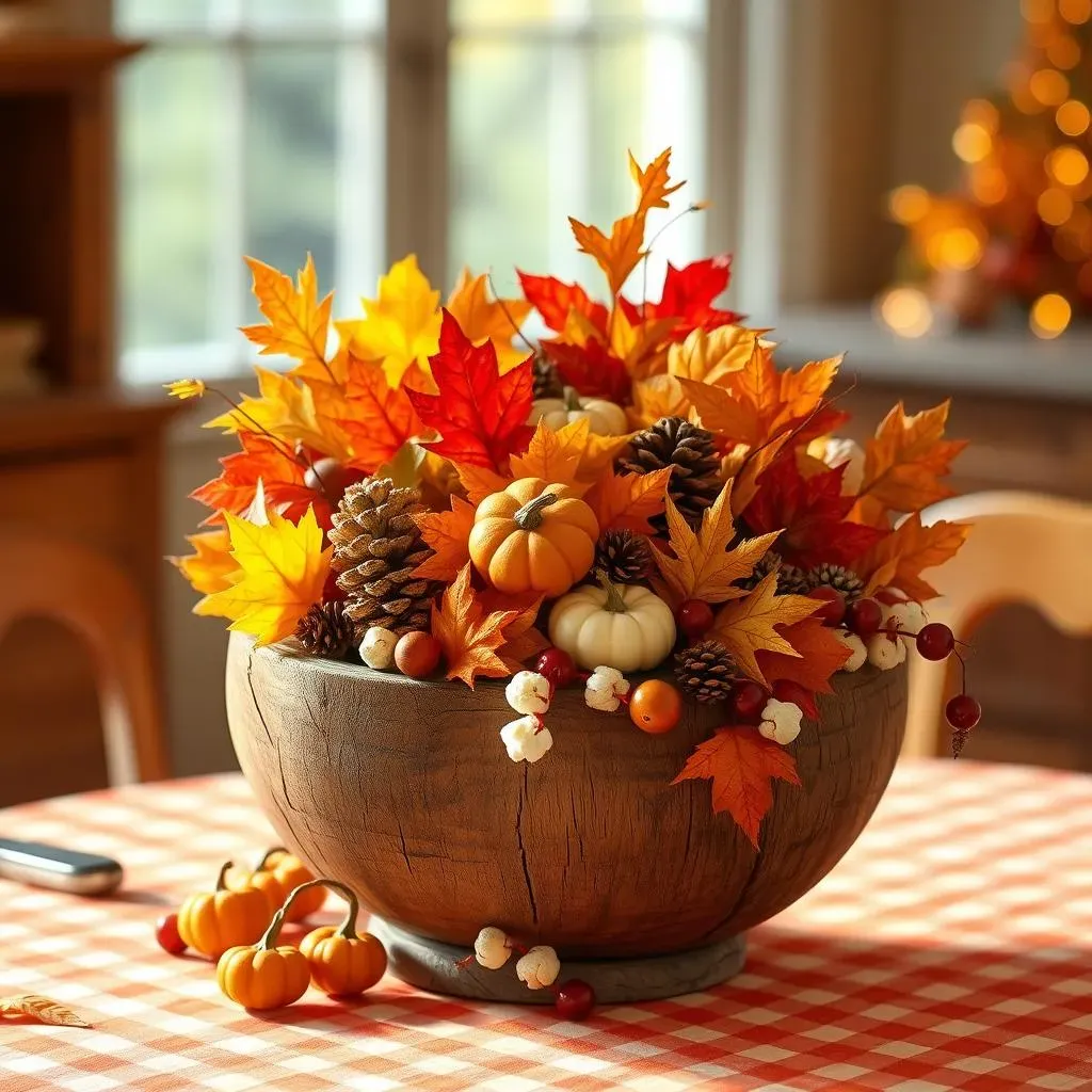 Thanksgiving Kid Craft Centerpieces & Garlands