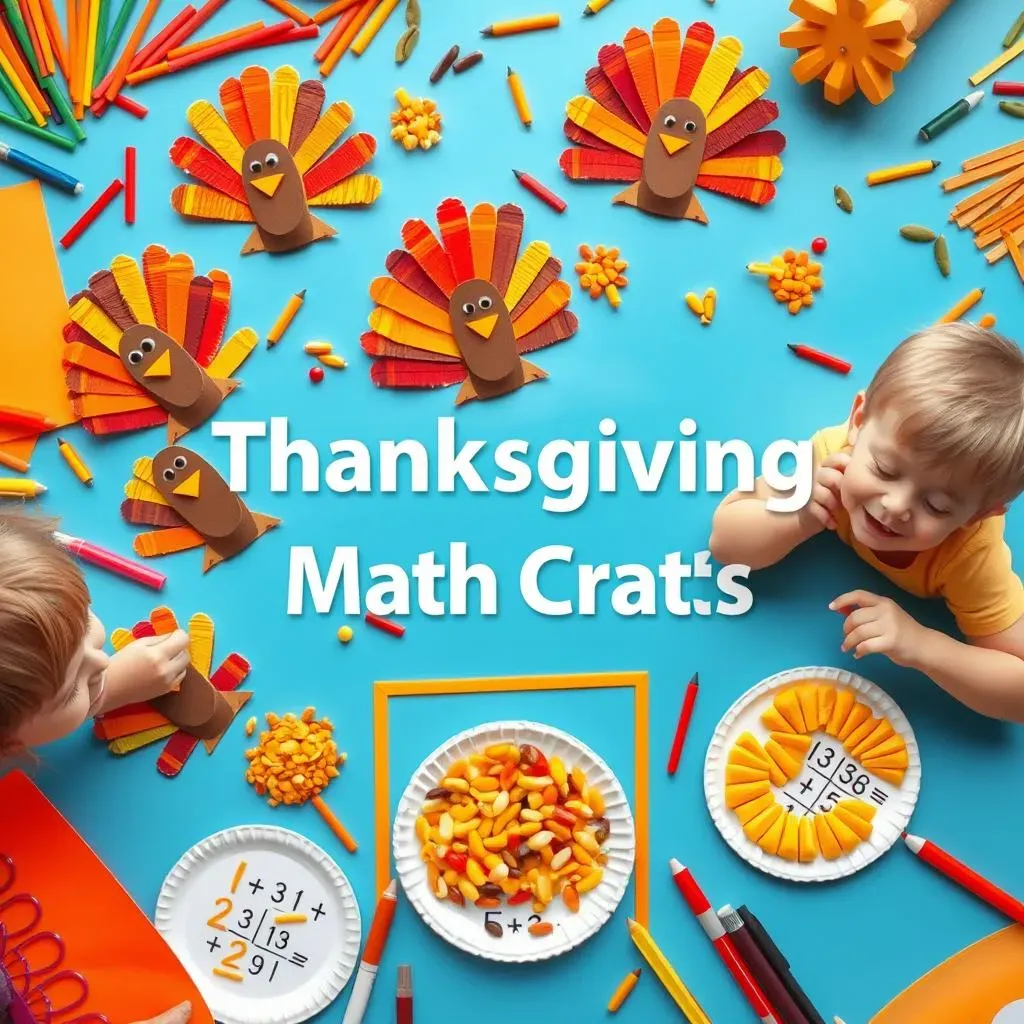 Thanksgiving Math Crafts: Counting and Creating