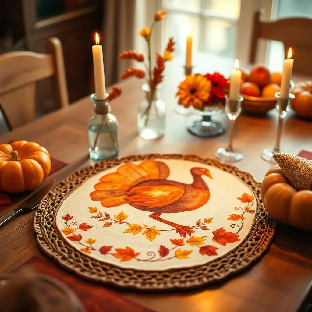 Thanksgiving Placemats and Table Decorations