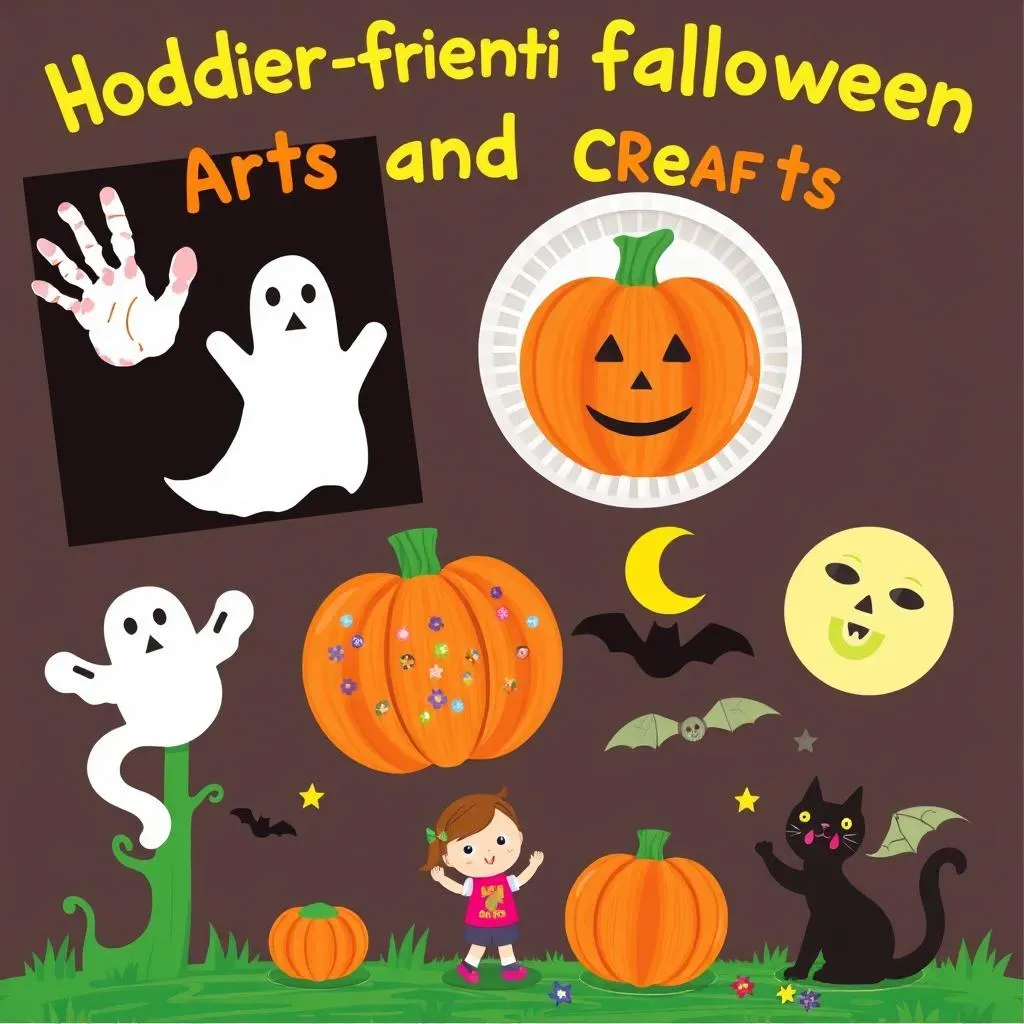ToddlerFriendly Halloween Arts and Crafts
