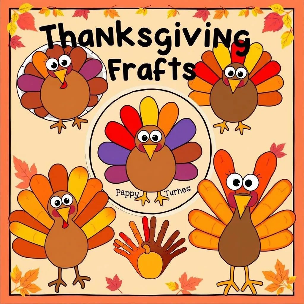 Turkey Time: Fun Happy Thanksgiving Crafts