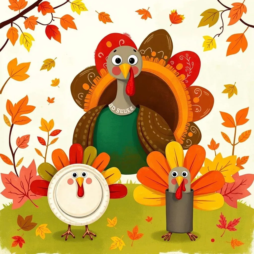 Turkey Time: Fun Thanksgiving Crafts with a Feathered Twist