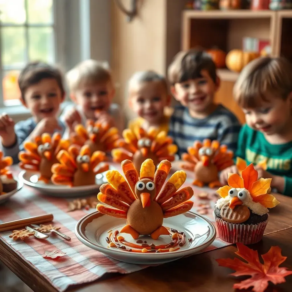 Turkey Treats: Simple Edible Thanksgiving Crafts for Kids
