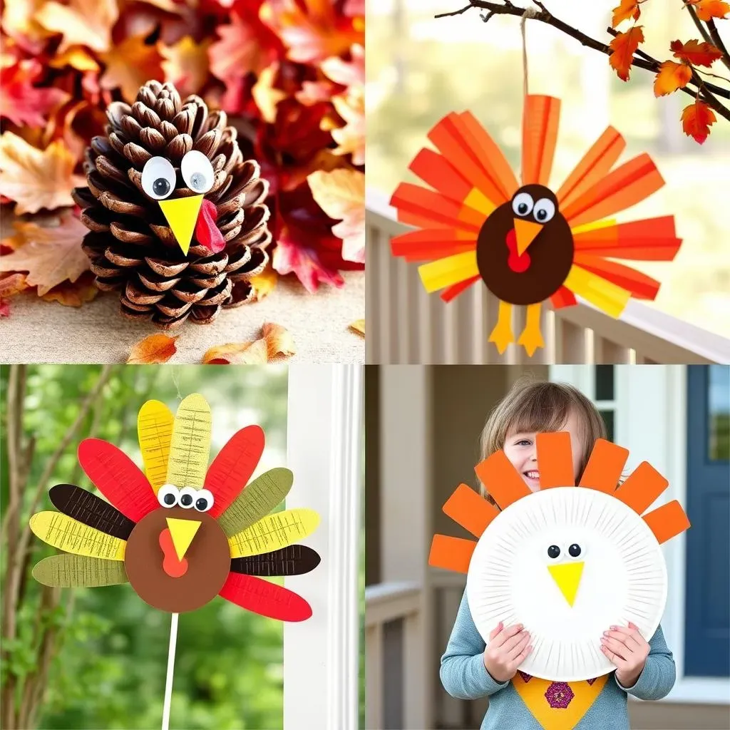 TurkeyThemed DIY Thanksgiving Crafts