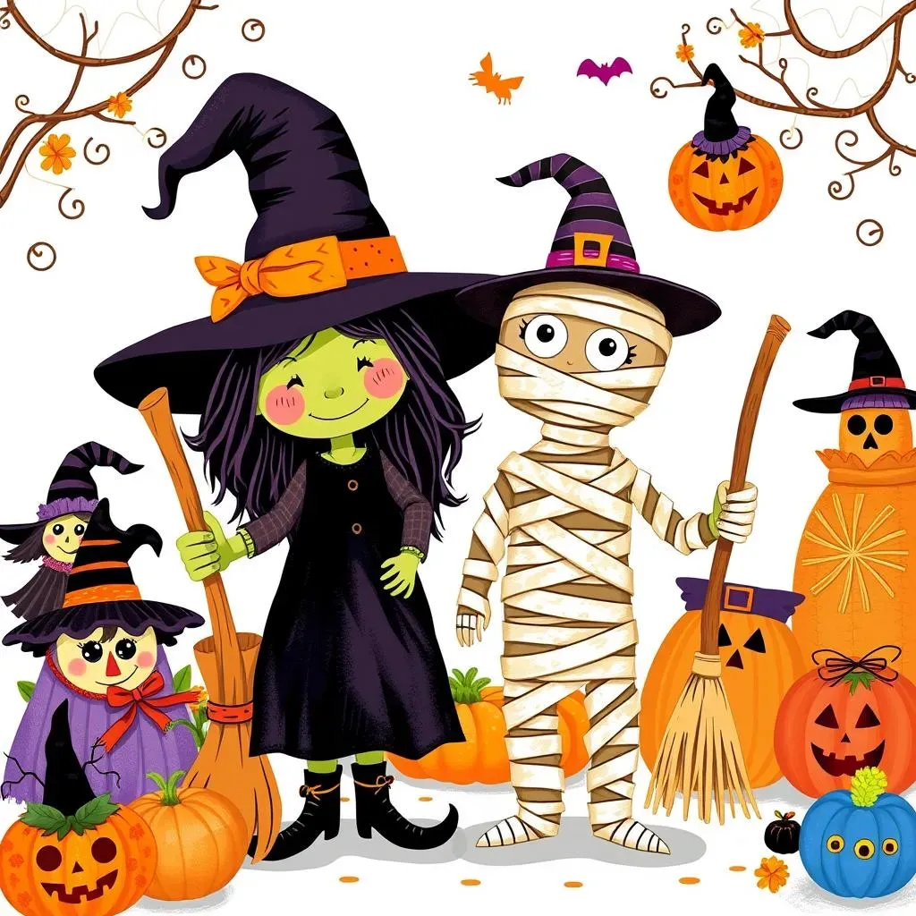 Witches, Mummies & More: Fun Halloween Crafts for Kids